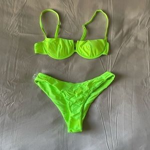Neon Green Bikini